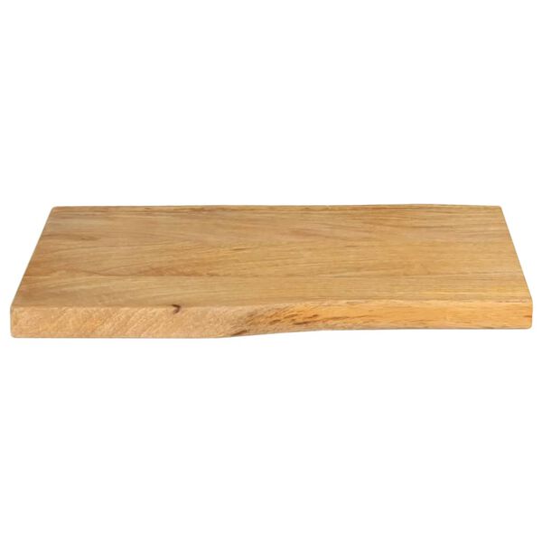 vidaXL Επιφάνεια Τραπεζιού 60x40x2,5 εκ. Live Edge Μασίφ Ξύλο Μάνγκο