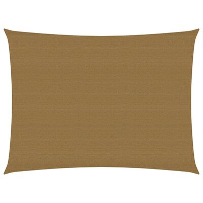 vidaXL Πανί Σκίασης Taupe 5 x 6 μ. από HDPE 160 γρ./μ²