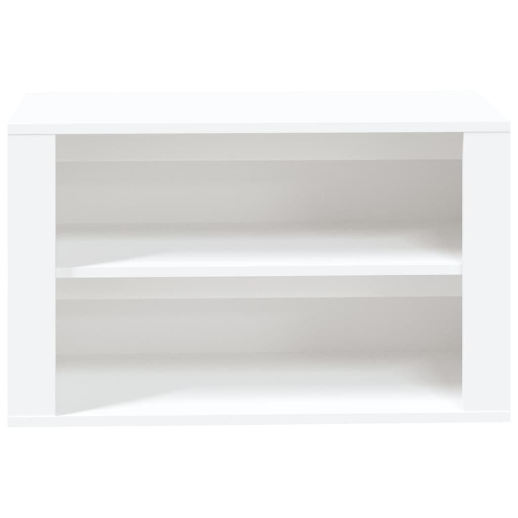 vidaXL Παπουτσοθήκη Λευκή 75x35x45 εκ. από Επεξεργασμένο Ξύλο