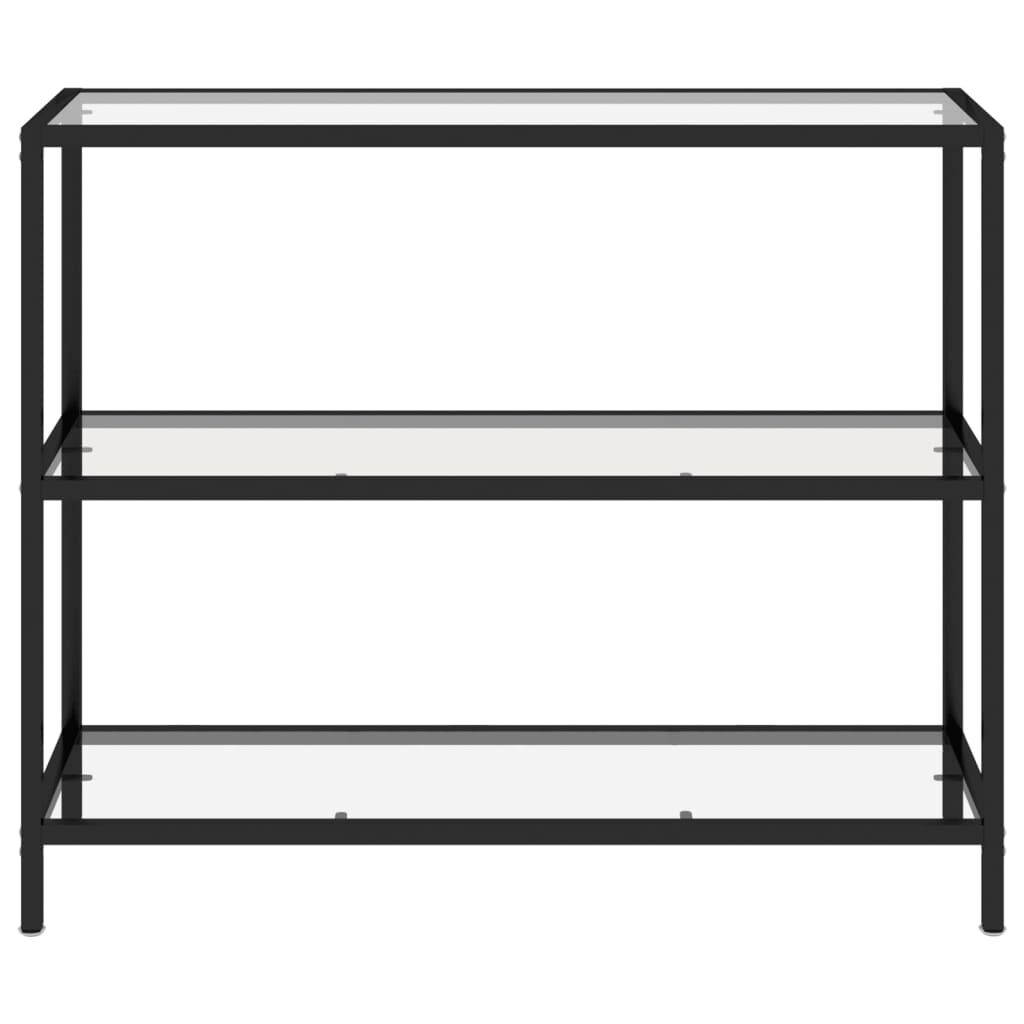 vidaXL Ράφι Διαφανές 100 x 36 x 90 εκ. από Ψημένο Γυαλί