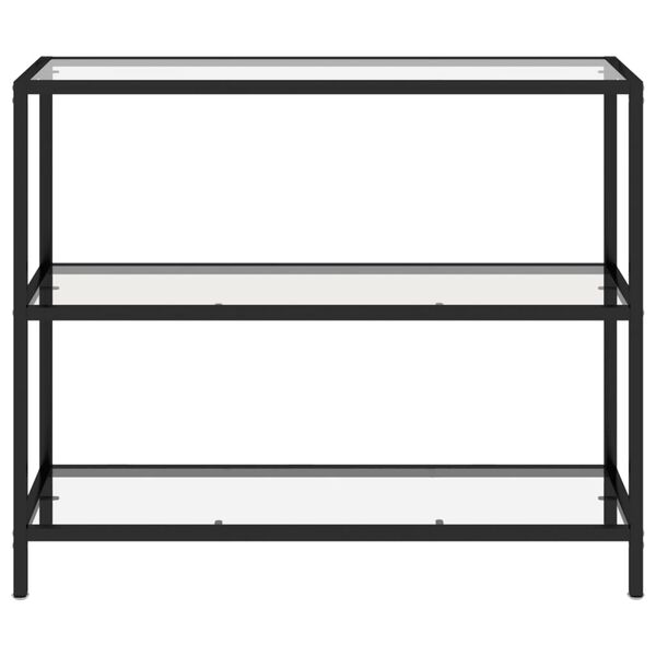vidaXL Ράφι Διαφανές 100 x 36 x 90 εκ. από Ψημένο Γυαλί