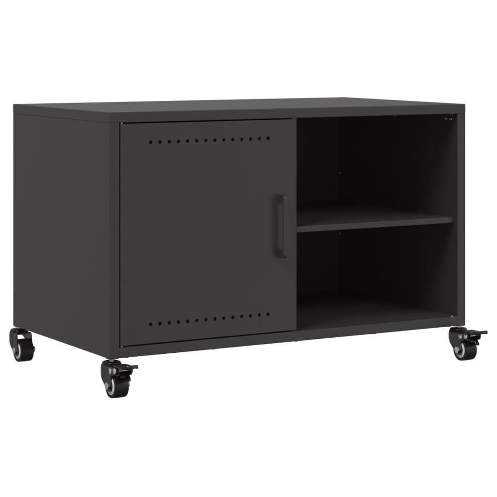 vidaXL Έπιπλο Τηλεόρασης Μαύρο 68x39x43,5 εκ. Χάλυβας