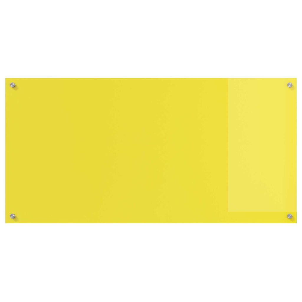 vidaXL Πλάτη Κουζίνας Κίτρινο 120x60x0,6 εκ. Θερμοσκληρυνμένο Γυαλί
