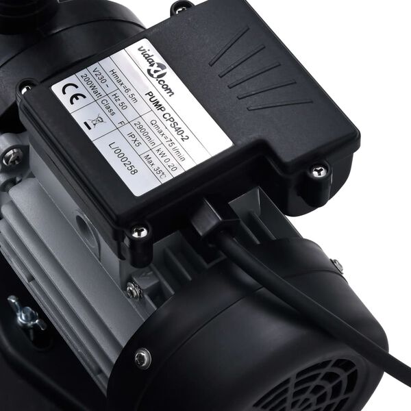 vidaXL Αντλία Πισίνας με Φίλτρο Άμμου με Βαλβίδα 7 Θέσεων 18 Λίτρων