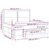 vidaXL &Kappa;&rho;&epsilon;&beta;ά&tau;&iota; Boxspring &mu;&epsilon; &Sigma;&tau;&rho;ώ&mu;&alpha; &Sigma;&kappa;&omicron;ύ&rho;&omicron; &Kappa;&alpha;&phi;έ 180x200 &epsilon;&kappa; &Upsilon;&phi;&alpha;&sigma;&mu;ά&tau;&iota;&nu;&omicron;