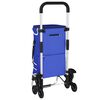 vidaXL Καρότσι Αγορών Μπλε 47 x 39 x 100.5 εκ. Ύφασμα Oxford