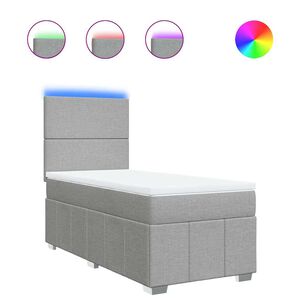 vidaXL &Kappa;&rho;&epsilon;&beta;ά&tau;&iota; Boxspring &mu;&epsilon; &Sigma;&tau;&rho;ώ&mu;&alpha; &Alpha;&nu;&omicron;&iota;&chi;&tau;ό &Gamma;&kappa;&rho;&iota; 80x200 &epsilon;&kappa;. &Upsilon;&phi;&alpha;&sigma;&mu;ά&tau;&iota;&nu;&omicron;