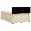 vidaXL &Kappa;&rho;&epsilon;&beta;ά&tau;&iota; Boxspring &mu;&epsilon; &Sigma;&tau;&rho;ώ&mu;&alpha; &Kappa;&rho;&epsilon;&mu; 140x190 &epsilon;&kappa;. &Upsilon;&phi;&alpha;&sigma;&mu;ά&tau;&iota;&nu;&omicron;
