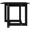 vidaXL Τραπεζάκι Σαλονιού Μαύρο 50 x 50 x 45 εκ. από Μασίφ Ξύλο Πεύκου