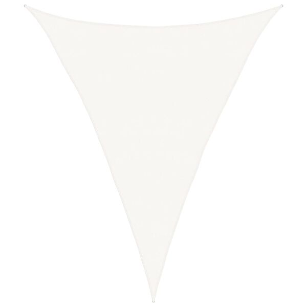 vidaXL Πανί Σκίασης Λευκό 5 x 6 x 6 μ. από HDPE 160 γρ./μ²