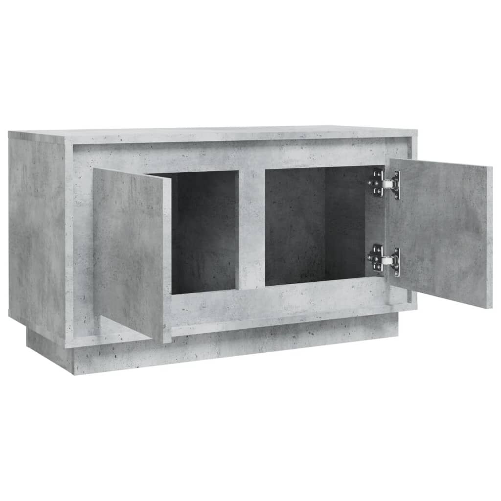 vidaXL Έπιπλο Τηλεόρασης Γκρι Σκυρ. 80x35x45 εκ. Επεξ. Ξύλο