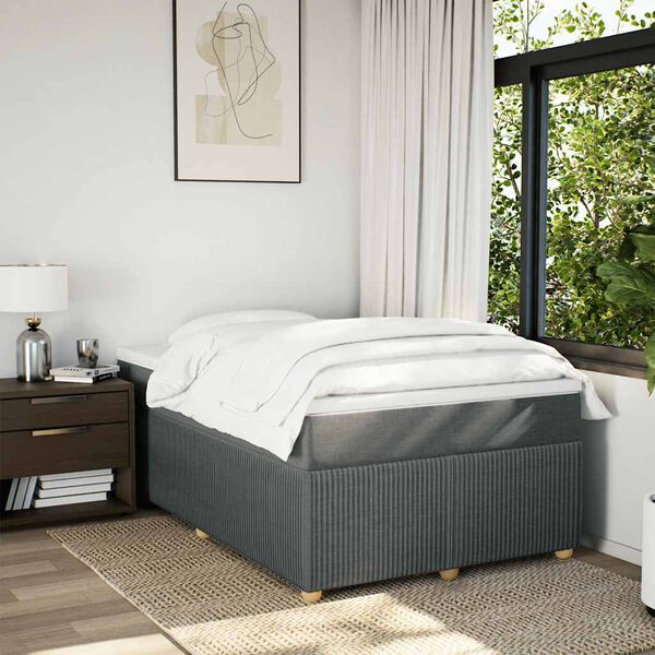 vidaXL &Kappa;&rho;&epsilon;&beta;ά&tau;&iota; Boxspring &mu;&epsilon; &Sigma;&tau;&rho;ώ&mu;&alpha; &Sigma;&kappa;&omicron;ύ&rho;&omicron; &Gamma;&kappa;&rho;&iota; 120x200 &epsilon;&kappa;. &Upsilon;&phi;&alpha;&sigma;&mu;ά&tau;&iota;&nu;&omicron;