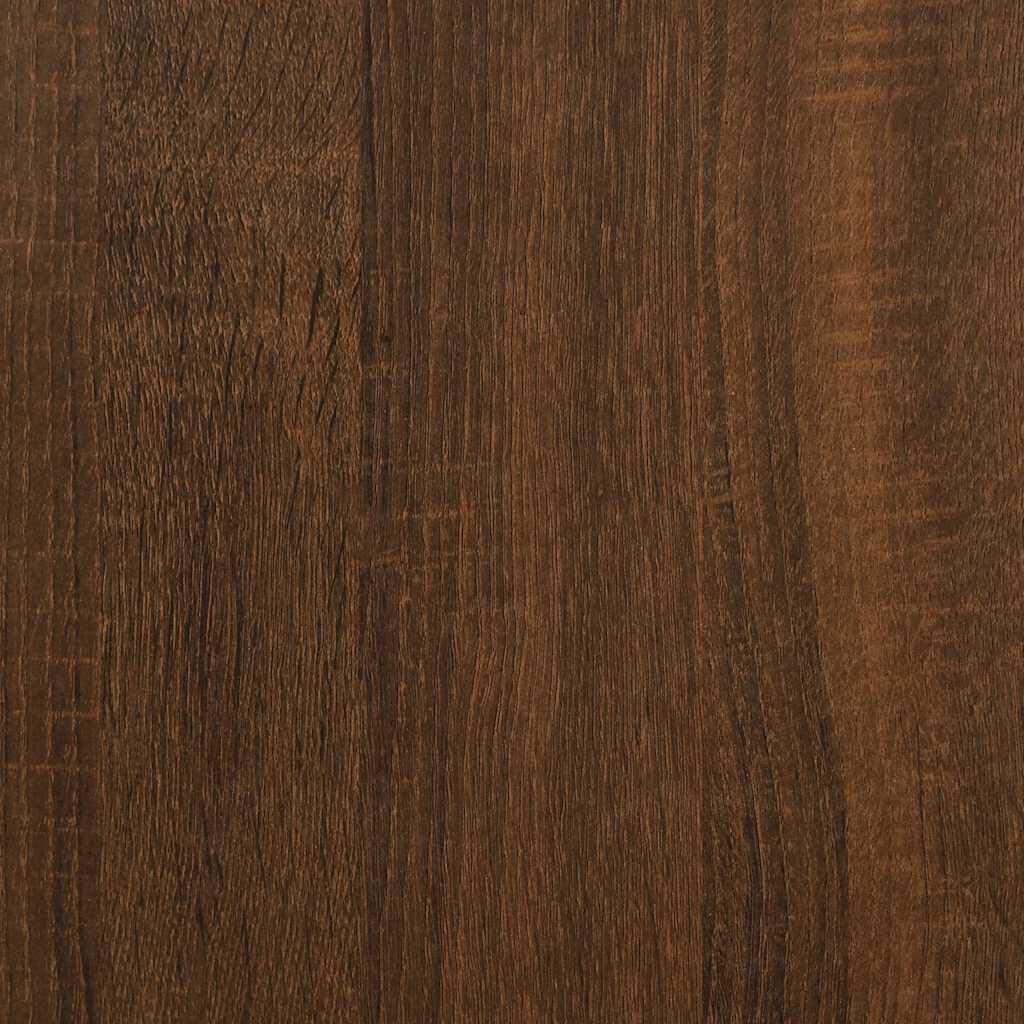 vidaXL Τραπεζάκι Σαλονιού Καφέ Δρυς 100x100x40 εκ. Επεξεργασμένο Ξύλο