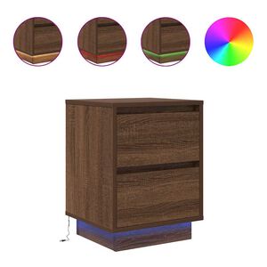 vidaXL &Kappa;&omicron;&mu;&omicron;&delta;ί&nu;&omicron; &mu;&epsilon; &phi;ώ&tau;&alpha; LED &kappa;&alpha;&phi;έ &delta;&rho;&upsilon;&sigmaf; 38x34x50 cm