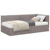 vidaXL &Kappa;&rho;&epsilon;&beta;ά&tau;&iota; &gamma;&omega;&nu;ί&alpha;&sigmaf; &mu;&epsilon; &sigma;&tau;&rho;ώ&mu;&alpha; 2 &tau;&mu;&chi;. Taupe 90 x 190 cm &Beta;&epsilon;&lambda;&omicron;ύ&delta;&omicron;
