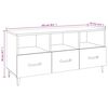 vidaXL Έπιπλο Τηλεόρασης Sonoma Δρυς 102x35x50 εκ. Επεξεργ. Ξύλο