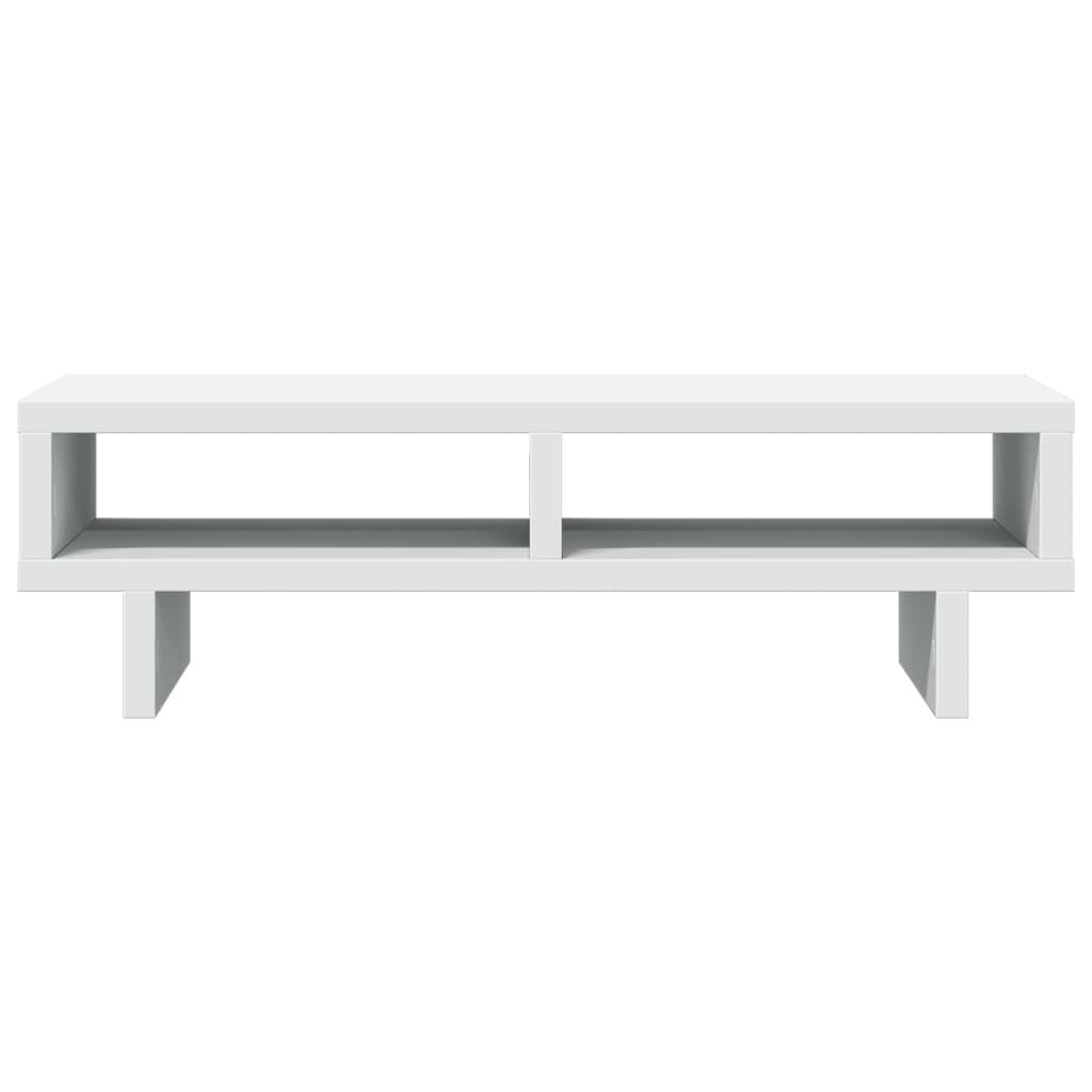 vidaXL Βάση Οθόνης Λευκή 50 x 27 x 15 εκ. από Επεξεργασμένο Ξύλο