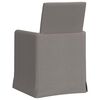 vidaXL Καρέκλες φαγητού 2 pcs Taupe 57 x 67 x 95 εκ ύφασμα