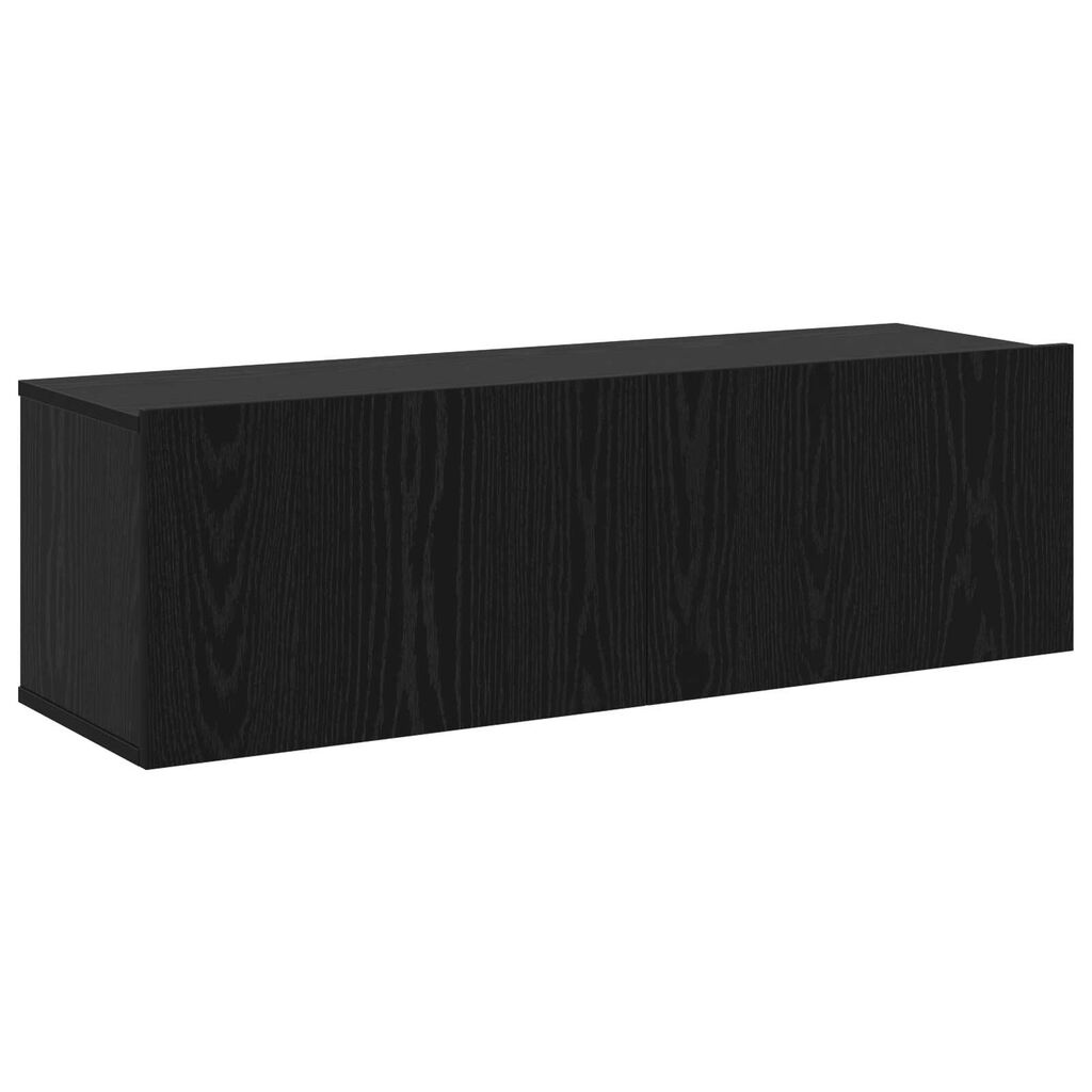 vidaXL Σετ επίπλου τηλεόρασης 7 pcs Μαύρη δρυς 30.5 x 30 x 110 εκ.