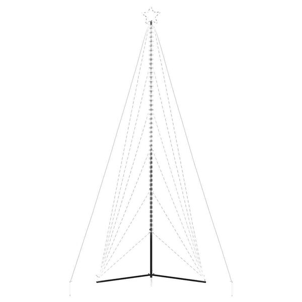 vidaXL Χριστουγεννιάτικο δέντρο LED 861 LED Ψυχρό Λευκό 478 εκ.