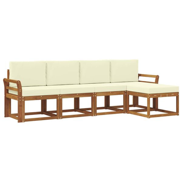 vidaXL &Sigma;&epsilon;&iota;&rho;ά &Kappa;&alpha;&nu;&alpha;&pi;έ &Epsilon;&xi;&omega;&tau;&epsilon;&rho;&iota;&kappa;&omicron;ύ &mu;&epsilon; &mu;&alpha;&xi;&iota;&lambda;ά&rho;&iota; 5 pcs &Phi;&upsilon;&sigma;&iota;&kappa;ό &kappa;&alpha;&iota; &Kappa;&rho;έ&mu;&alpha;