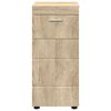 vidaXL Ντουλάπι Μπάνιου με πόρτα TULUM Sonoma Δρυς 37 x 31.5 x 82 εκ
