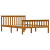 vidaXL Πλαίσιο Κρεβατιού με 2 Συρτάρια Μελί 140x200εκ. από Ξύλο Πεύκου