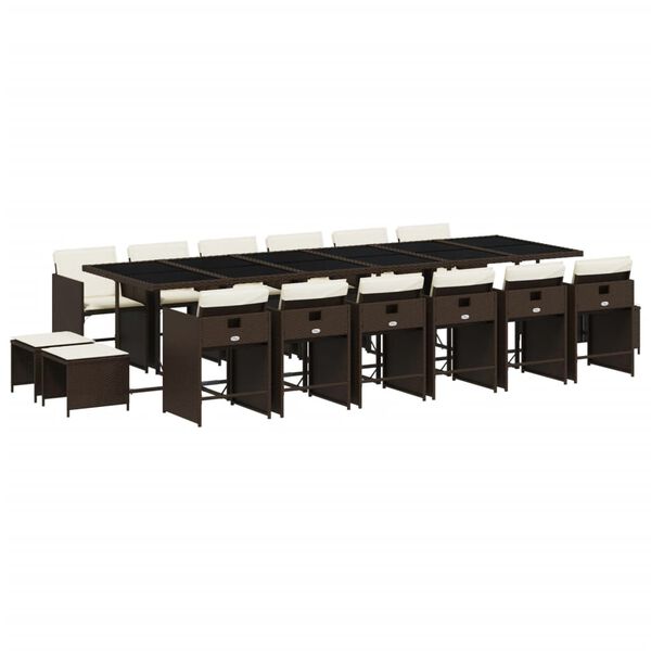 vidaXL &Sigma;&epsilon;&tau; &Tau;&rho;&alpha;&pi;&epsilon;&zeta;&alpha;&rho;ί&alpha;&sigmaf; &Kappa;ή&pi;&omicron;&upsilon; 17 &tau;&epsilon;&mu; &Kappa;&alpha;&phi;έ &alpha;&pi;ό &Sigma;&upsilon;&nu;&theta;. &Rho;&alpha;&tau;ά&nu; &mu;&epsilon; &Mu;&alpha;&xi;&iota;&lambda;ά&rho;&iota;&alpha;