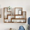 vidaXL Κύβος Τοίχου Παλαιό ξύλο 96 x 12 x 64 εκ. Επεξεργασμένο ξύλο