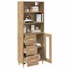 vidaXL Highboard Artisan Oak 69,5 x 34 x 180 &epsilon;&kappa;. &Epsilon;&pi;&epsilon;&xi;&epsilon;&rho;&gamma;&alpha;&sigma;&mu;έ&nu;&omicron; &xi;ύ&lambda;&omicron;