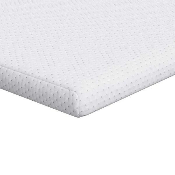 vidaXL Στρώματα Λευκό 70 x 200 cm 100% ύφασμα πολυεστέρα με τζακάρ