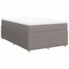 vidaXL &Kappa;&rho;&epsilon;&beta;ά&tau;&iota; Boxspring &mu;&epsilon; &Sigma;&tau;&rho;ώ&mu;&alpha; Taupe 120x200 &epsilon;&kappa;. &Upsilon;&phi;&alpha;&sigma;&mu;ά&tau;&iota;&nu;&omicron;