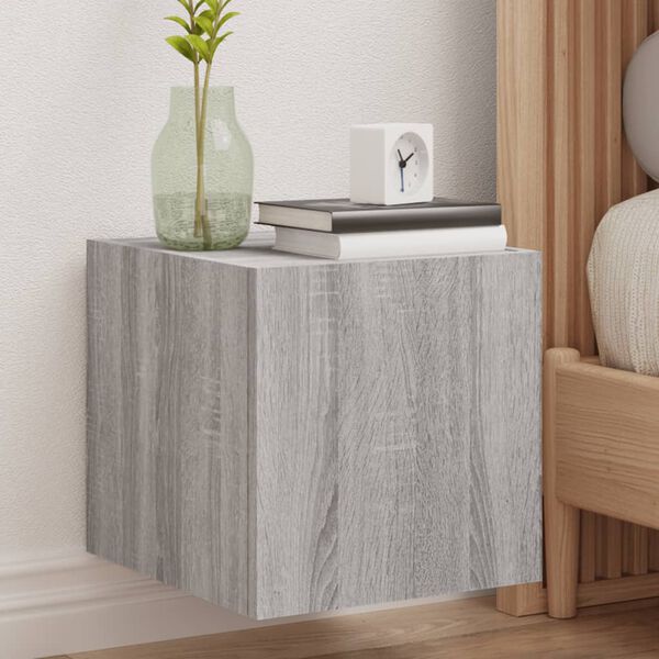 vidaXL Έ&pi;&iota;&pi;&lambda;&omicron; &Tau;&omicron;ί&chi;&omicron;&upsilon; &Tau;&eta;&lambda;&epsilon;ό&rho;&alpha;&sigma;&eta;&sigmaf; &mu;&epsilon; LED &Gamma;&kappa;&rho;&iota; Sonoma 30,5x35x30 &epsilon;&kappa;.