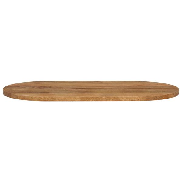 vidaXL Επιφάνεια Τραπεζιού Οβάλ 120x50x3,8 εκ. Μασίφ Ξύλο Μάνγκο