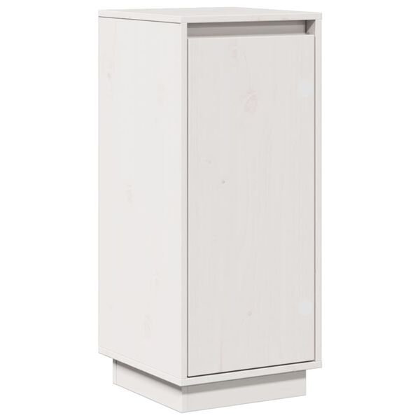 vidaXL Ντουλάπια 2 τεμ. Λευκά 31,5 x 34 x 75 εκ. από Μασίφ Ξύλο Πεύκου