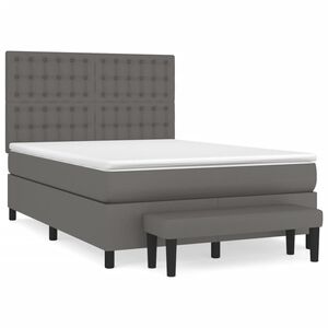 vidaXL &Kappa;&rho;&epsilon;&beta;ά&tau;&iota; Boxspring &mu;&epsilon; &Sigma;&tau;&rho;ώ&mu;&alpha; &Gamma;&kappa;&rho;&iota; 140x200&epsilon;&kappa;. &alpha;&pi;ό &Sigma;&upsilon;&nu;&theta;&epsilon;&tau;&iota;&kappa;ό &Delta;έ&rho;&mu;&alpha;