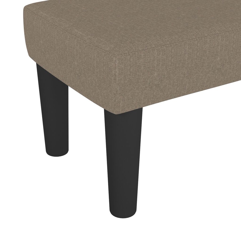 vidaXL Πάγκος Taupe 70 x 30 x 30 εκ. Υφασμάτινος