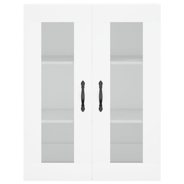 vidaXL Ντουλάπι Λευκό 69,5x34x180 εκ. από Επεξεργασμένο Ξύλο
