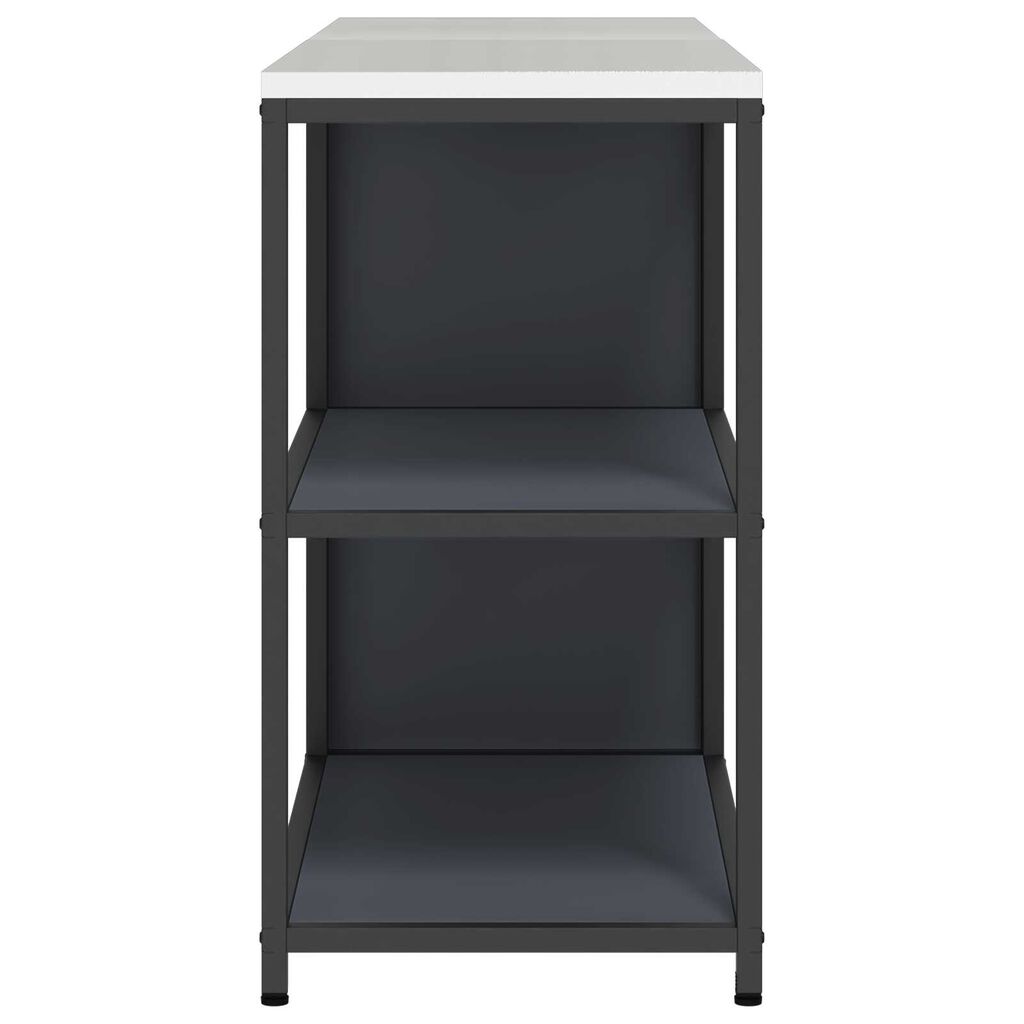 vidaXL Σετ Αποθήκευσης Κουζίνας 2 pcs Ανθρακί 150 x 50 x 92 εκ.