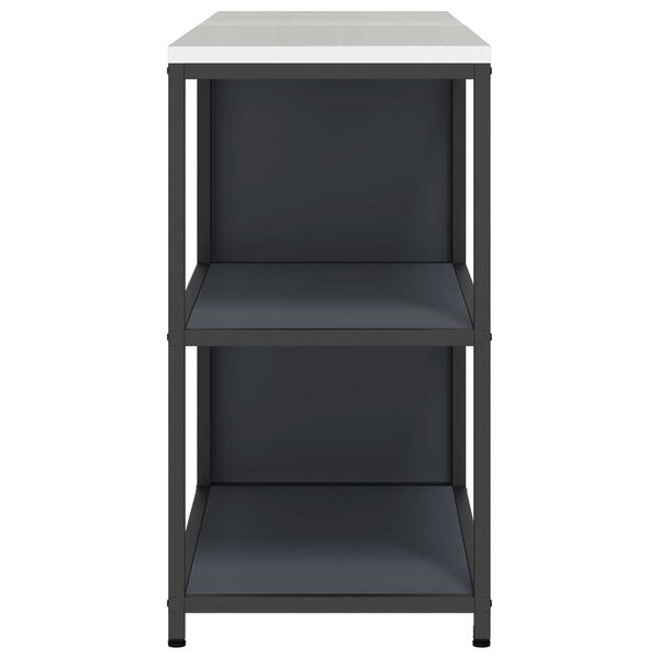 vidaXL Σετ Αποθήκευσης Κουζίνας 2 pcs Ανθρακί 150 x 50 x 92 εκ.