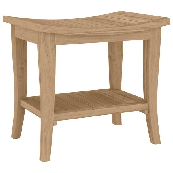 vidaXL Τραπέζι Βοηθητικό Μπάνιου 50 x 35 x 45 εκ. από Μασίφ Ξύλο Teak