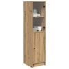 vidaXL Highboard Artisan Oak 35 x 37 x 142 &epsilon;&kappa; &Epsilon;&pi;&epsilon;&xi;&epsilon;&rho;&gamma;&alpha;&sigma;&mu;έ&nu;&omicron; &xi;ύ&lambda;&omicron;