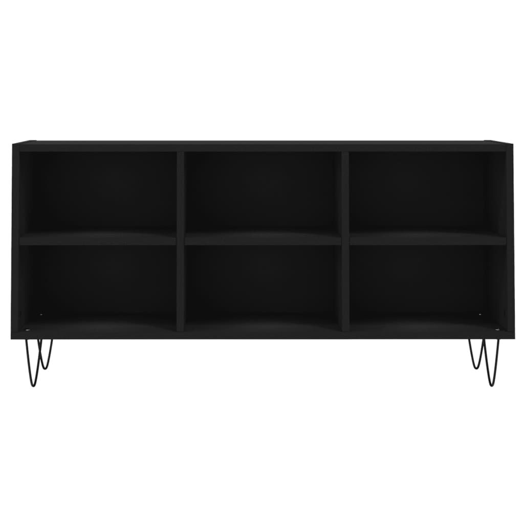 vidaXL Έπιπλο Τηλεόρασης Μαύρο 103,5x30x50 εκ. από Επεξεργασμένο Ξύλο