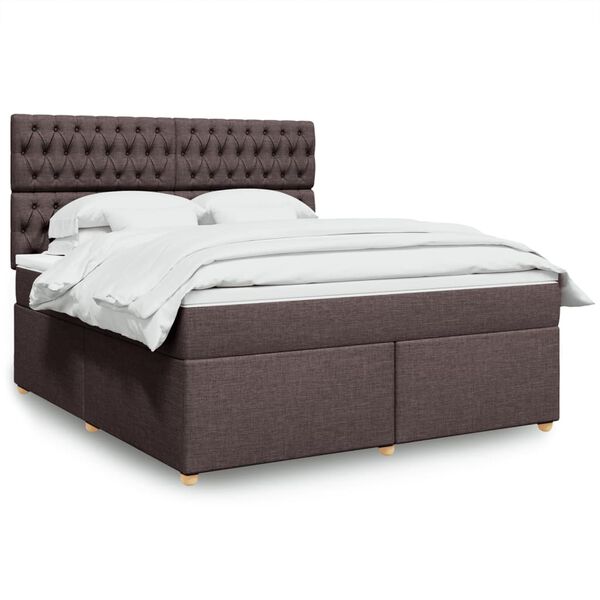 vidaXL &Kappa;&rho;&epsilon;&beta;ά&tau;&iota; Boxspring &mu;&epsilon; &Sigma;&tau;&rho;ώ&mu;&alpha; &Sigma;&kappa;&omicron;ύ&rho;&omicron; &Kappa;&alpha;&phi;έ 180x200 &epsilon;&kappa; &Upsilon;&phi;&alpha;&sigma;&mu;ά&tau;&iota;&nu;&omicron;