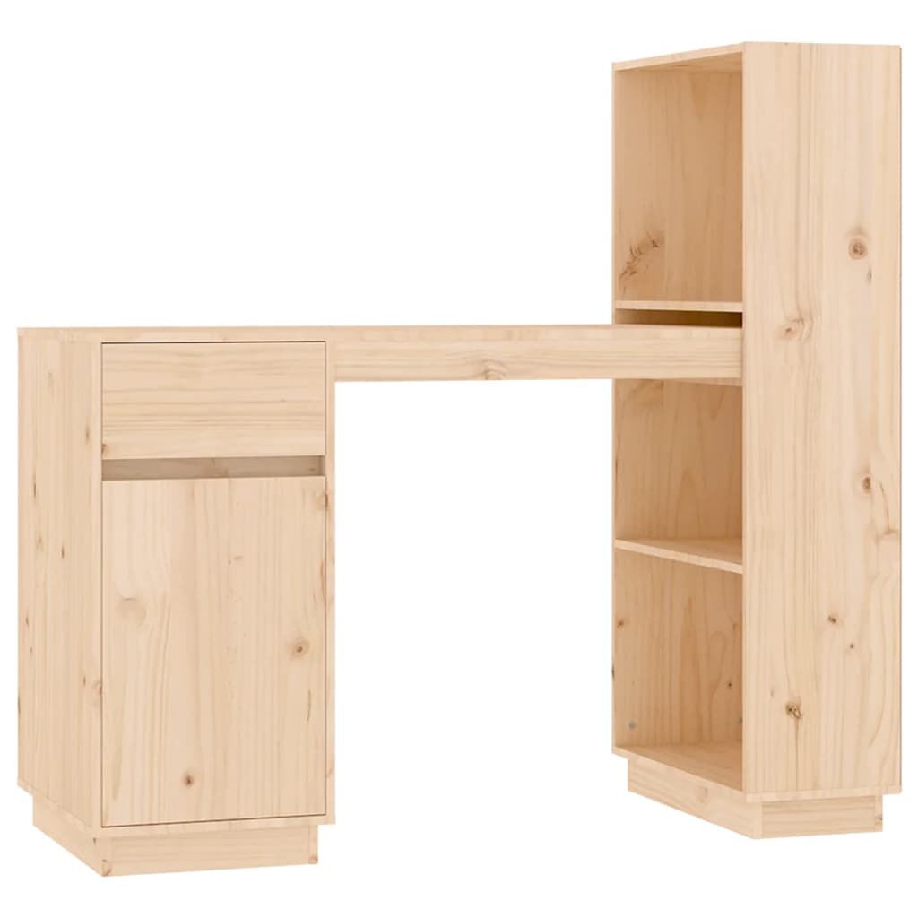 vidaXL Γραφείο 110 x 53 x 117 εκ. από Μασίφ Ξύλο Πεύκου