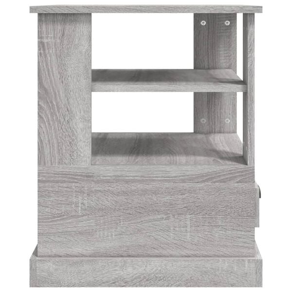 vidaXL Βοηθητικό Τραπέζι Γκρι Sonoma 50x50x60 εκ. Επεξεργασμένο Ξύλο