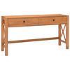 vidaXL Γραφείο με 2 Συρτάρια 140 x 40 x 75 εκ. Ξύλο Teak