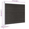 vidaXL Πάνελ Περίφραξης Γκρι 175 x 146 εκ. από WPC