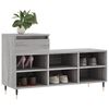 vidaXL Παπουτσοθήκη Γκρι Sonoma 102x36x60 εκ. από Επεξεργασμένο Ξύλο