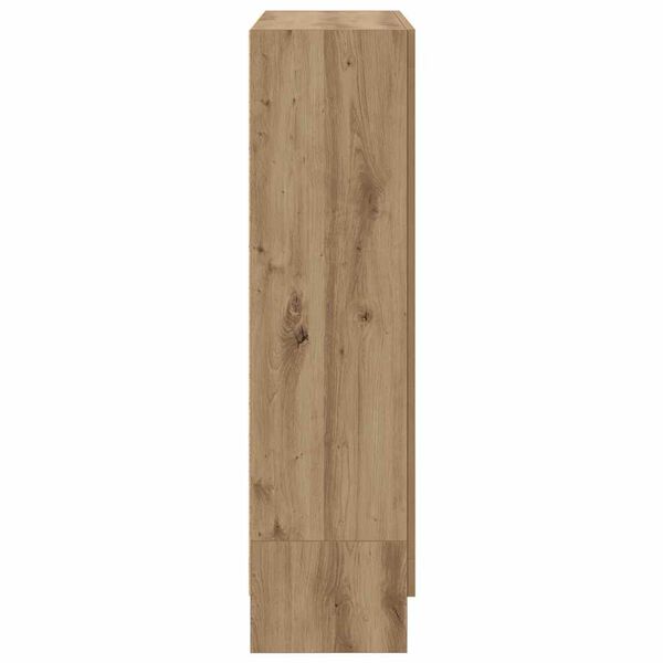 vidaXL Βιβλιοθήκη Artisan Δρυς 82,5x30,5x115 εκ. Επεξεργασμένο Ξύλο